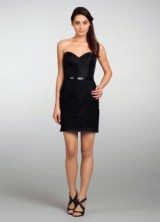 Bridesmaid Spring 2013 10 Noir by Lazaro Short Bridesmaid Dress 