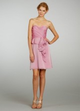 Bridesmaid Spring 2013 08 Alvina Valenta Short Pink Bridesmaid Dress