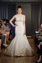 Ines Di Santo Aubergine designer bridal gown