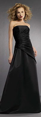 sasson 44- black formal strapless