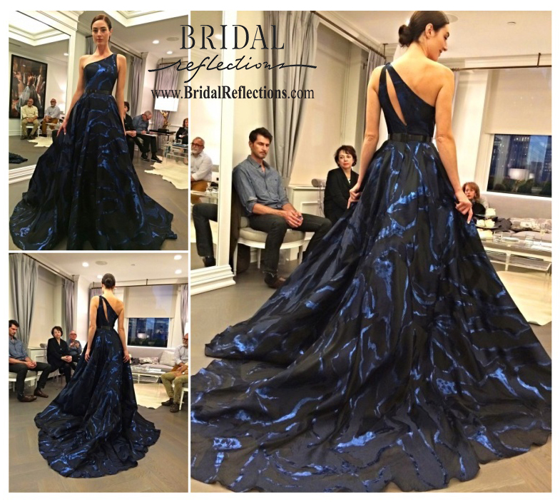 Romona Keveza Blue Pattern Dress