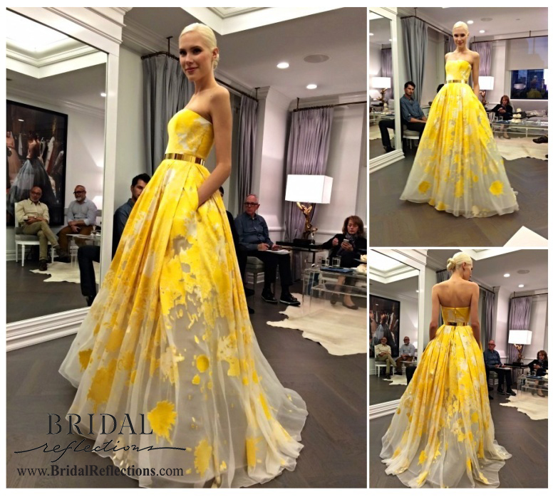 Romona KevezaYellow Pattern Dress