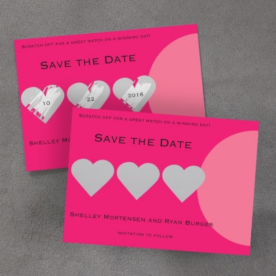 Pink Save-the-Date Idea
