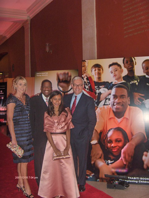 Thabiti Boone receiving CNN Hero of the Year Award