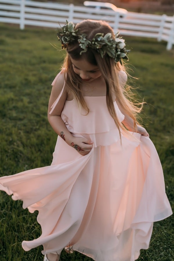 girls flower girl dress