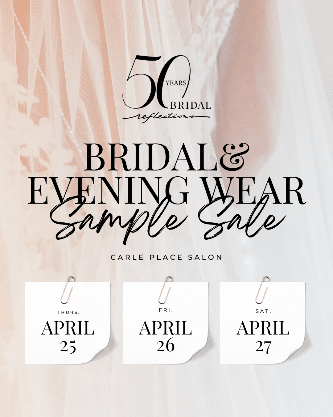 Sample Sale: Bridal and Evening Wear