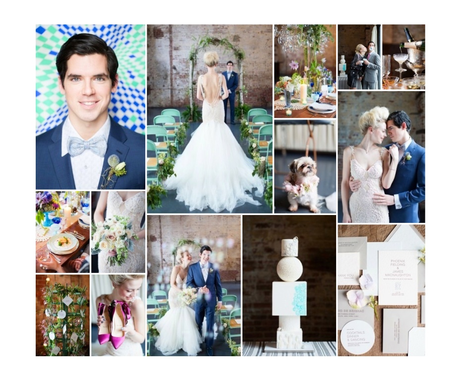 Bubble Wedding Photo Montage