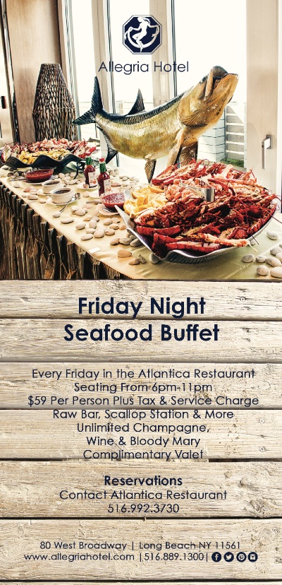 Friday Night Seafood Buffet at the Allegria Hotel