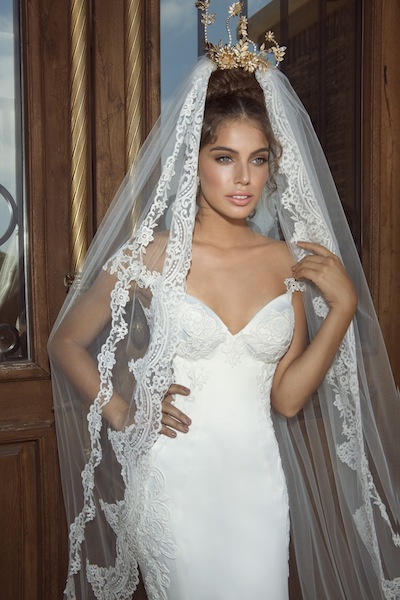 Galia Lahav Fiona Dress Front