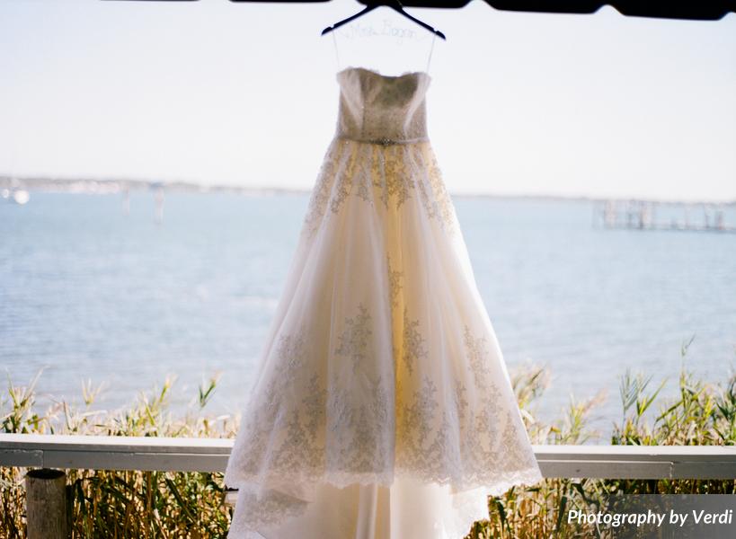 Borrowed and Blue  beach wedding