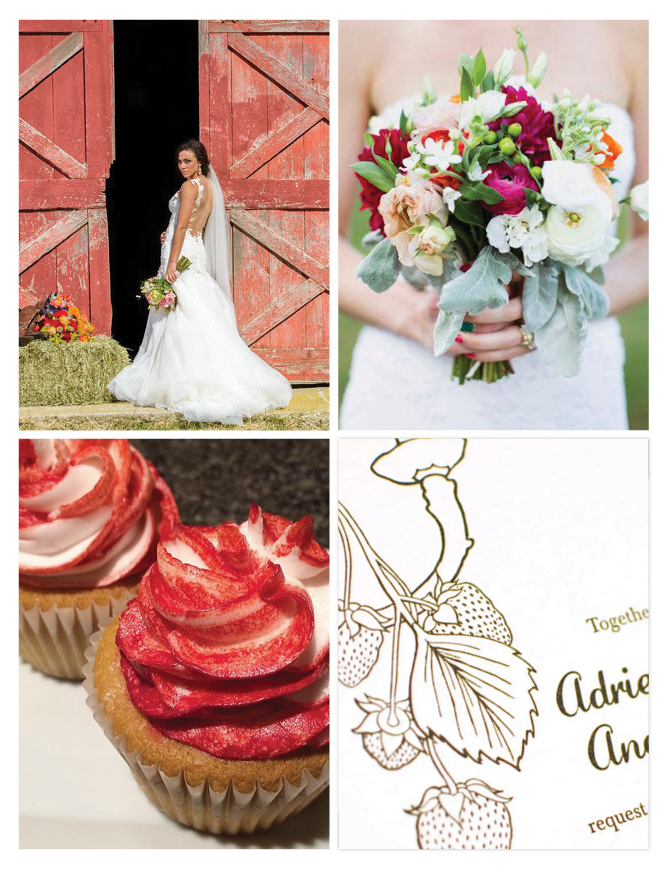 Strawberry Shortcake Wedding Inspiration